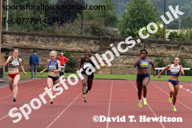 Womens heptathlon 200 metres, EAP International Cominted Events, Hexham. Photo: David T. Hewitson/Sports for All Pics